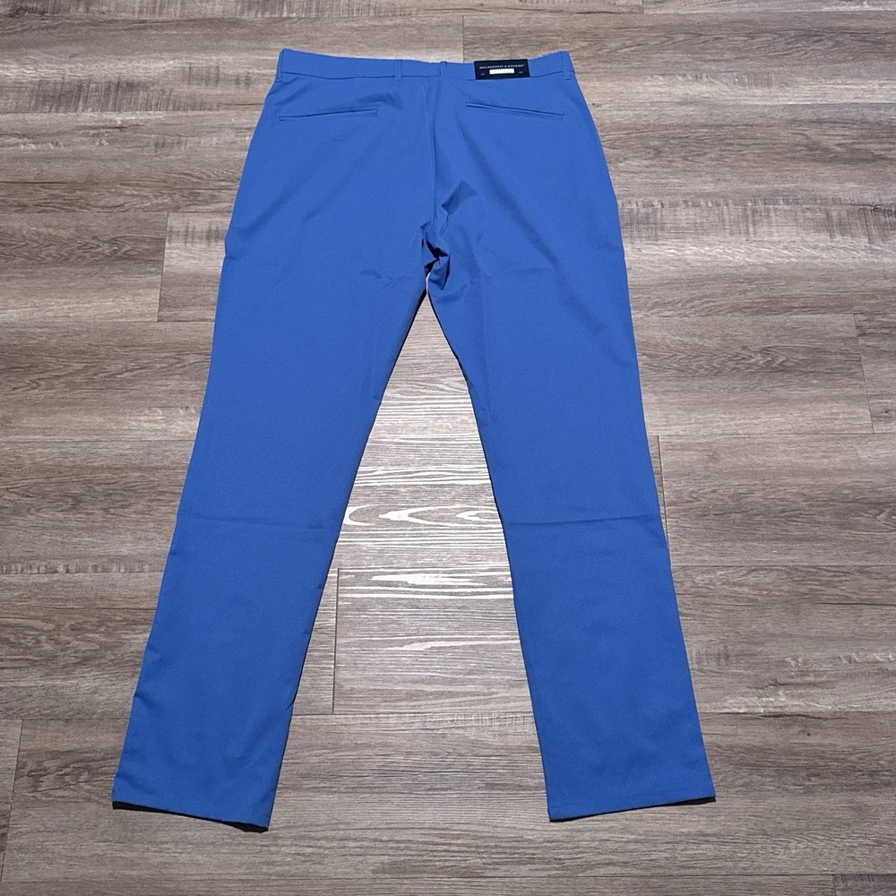 NEW Holderness & Bourne Men's Size 36x32 Maidstone Blue Garvey Golf Tech Pants - Picture 3 of 9